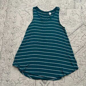Size Small Blue and White Striped Maurices Tank Top